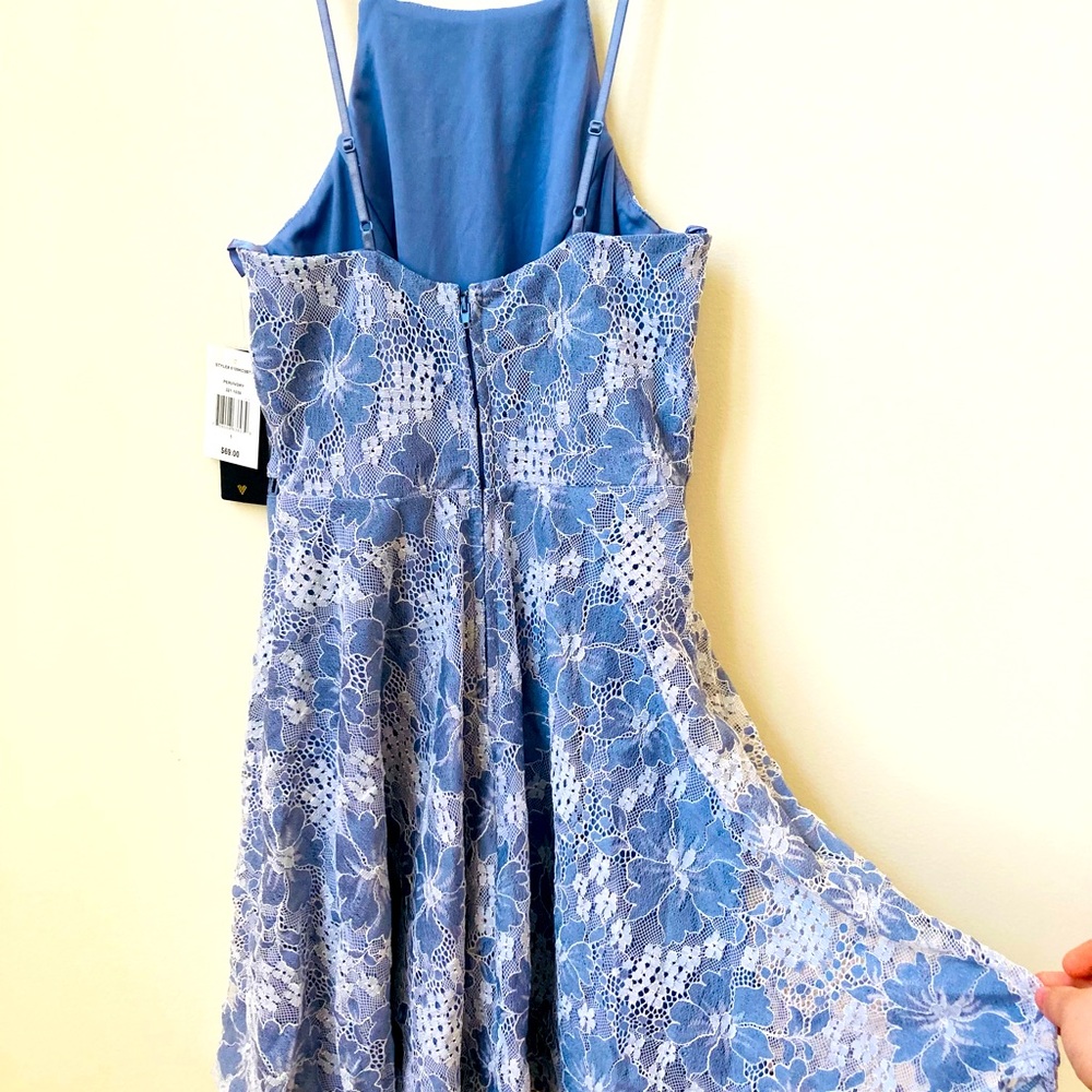 City Triangles Blue Grey dress - Picture 2 of 4